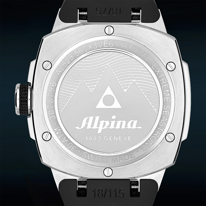 Orologio Alpina Seastrong Diver Extreme GMT Automatic 300 metri Silver