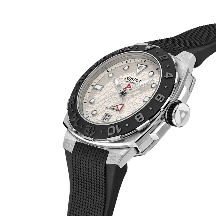 Orologio Alpina Seastrong Diver Extreme GMT Automatic 300 metri Silver