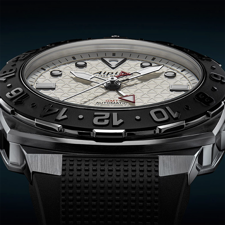 Orologio Alpina Seastrong Diver Extreme GMT Automatic 300 metri Silver