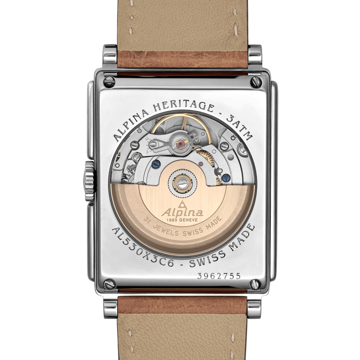 Alpina Orologio Alpiner Heritage Carrée Automatic 140 Years
