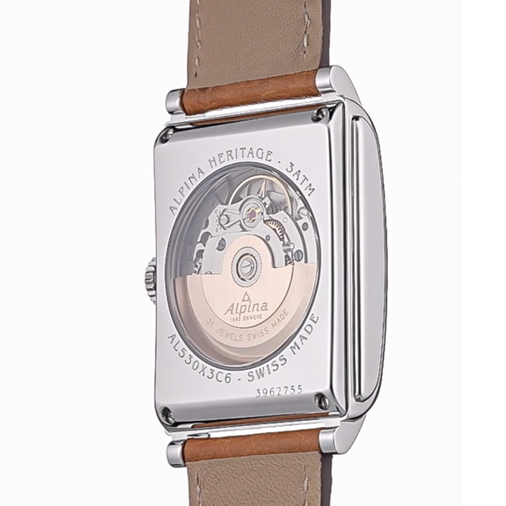 Alpina Orologio Alpiner Heritage Carrée Automatic 140 Years