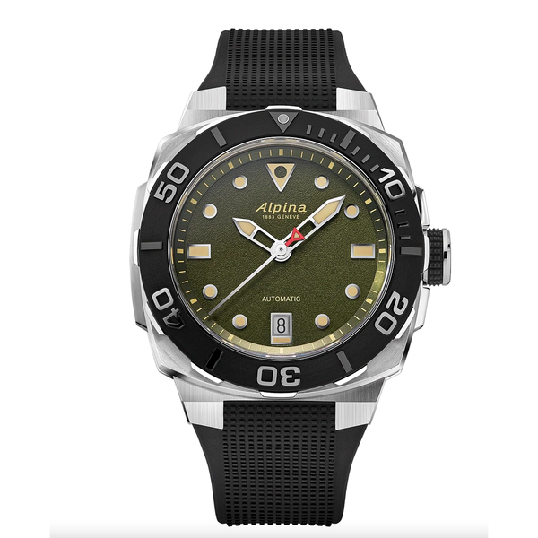 Alpina orologio Seastrong Diver Extreme Automatic verde AL-525K3VE6