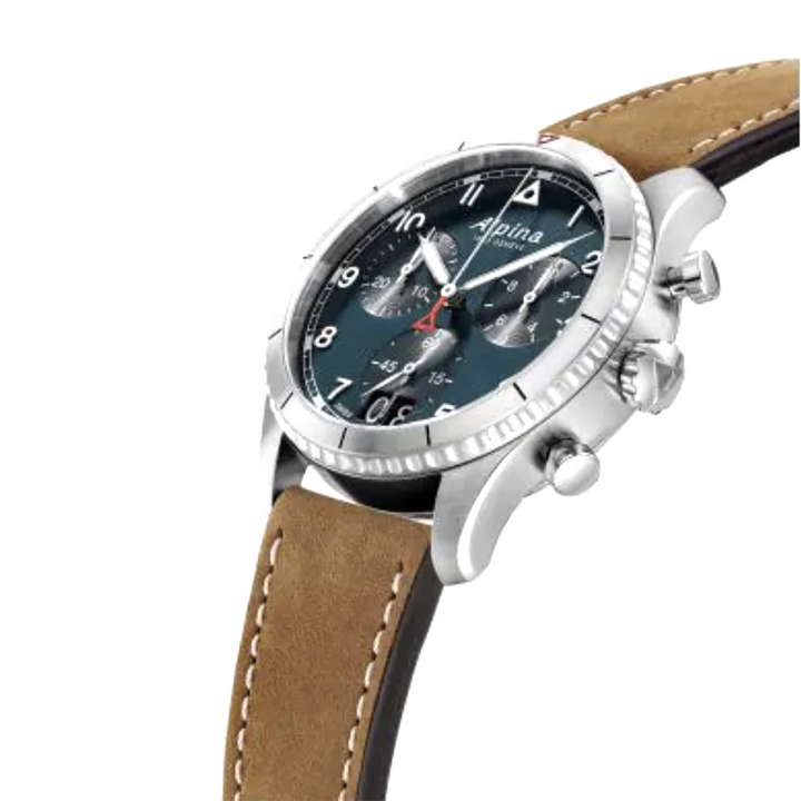 Alpina Orologio Startimer Big Date Pilot Cronografo 