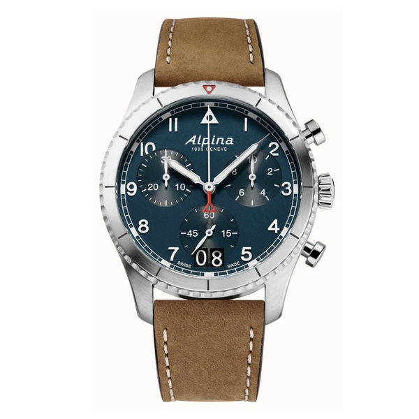 Alpina Orologio Startimer Big Date Pilot Cronografo 