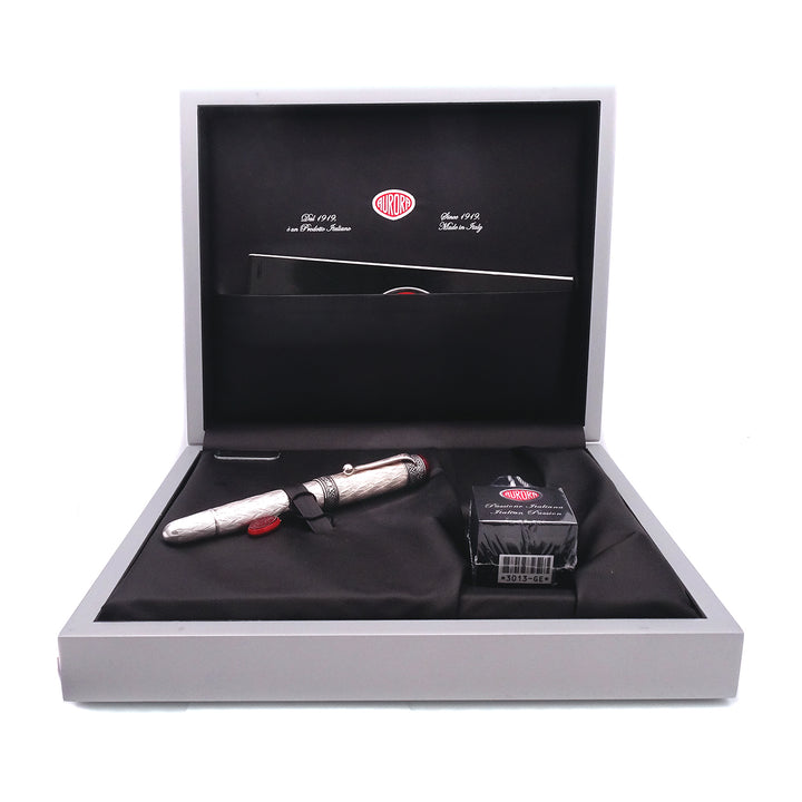 Aurora 80 Anniversario Argento 925 Penna Stilografica Limited edition
