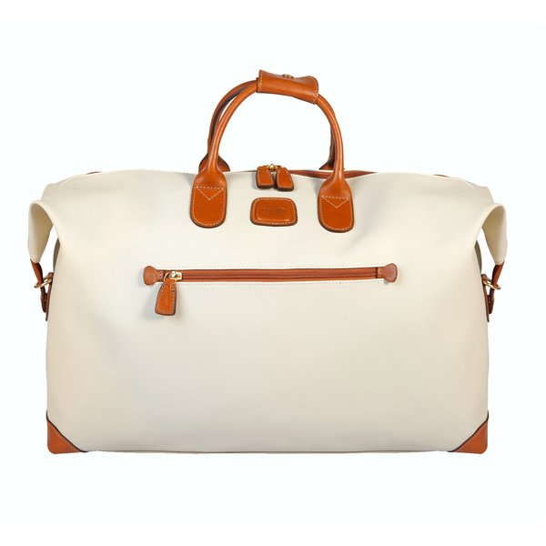 Bric's Borsa da viaggio Duffle Line Firenze Life HoolDall Crema e Cognac