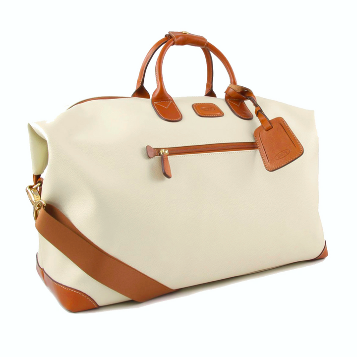 Bric's Borsa da viaggio Duffle Line Firenze Life HoolDall Crema e Cognac