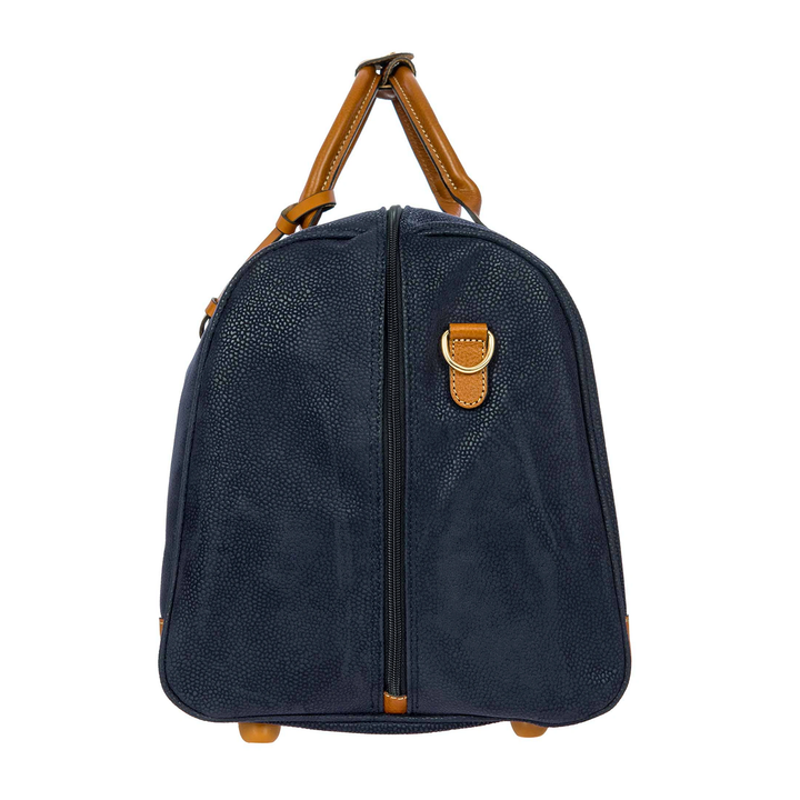 Borsa da viaggio Brics Firenze Life borsone, Blu e Cognac BLF20202