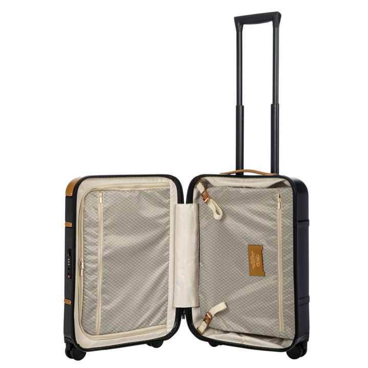 Brics Bellagio Trunk Bagaglio a Mano Nero Tabacco BBG38301-902