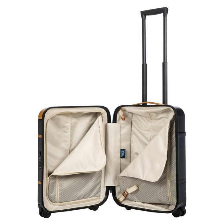 Brics Bellagio Trunk Bagaglio a Mano Nero Tabacco BBG38301-902