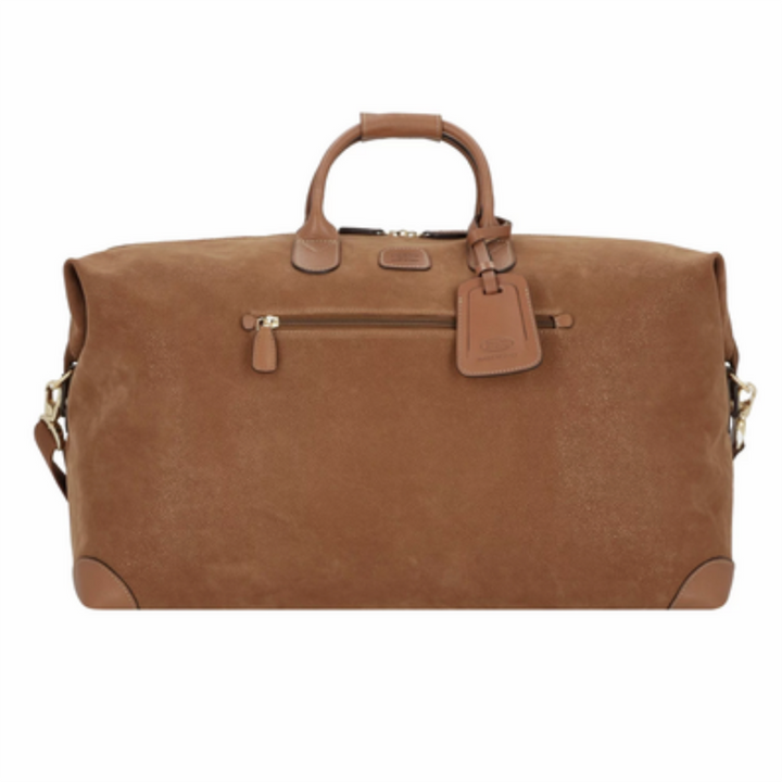 Borsone da viaggio Bric's Life Line HoolDall Camel e Cognac
