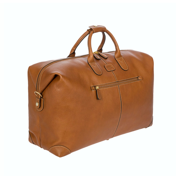 Borsa da viaggio Bric's HoolDall Line Cognac Leather BPL20202.098