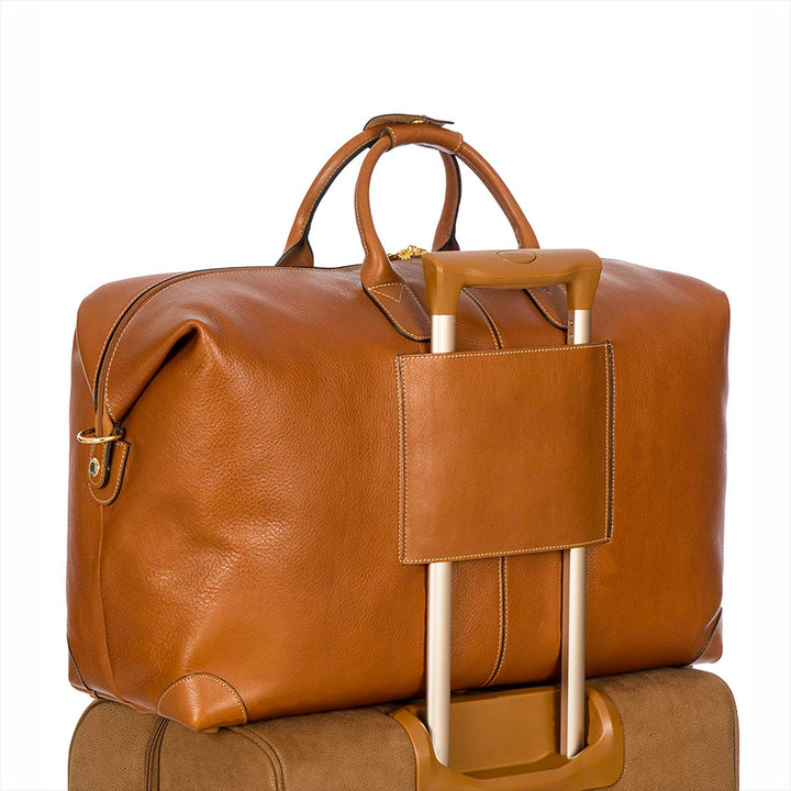 Borsa da viaggio Bric's HoolDall Line Cognac Leather BPL20202.098