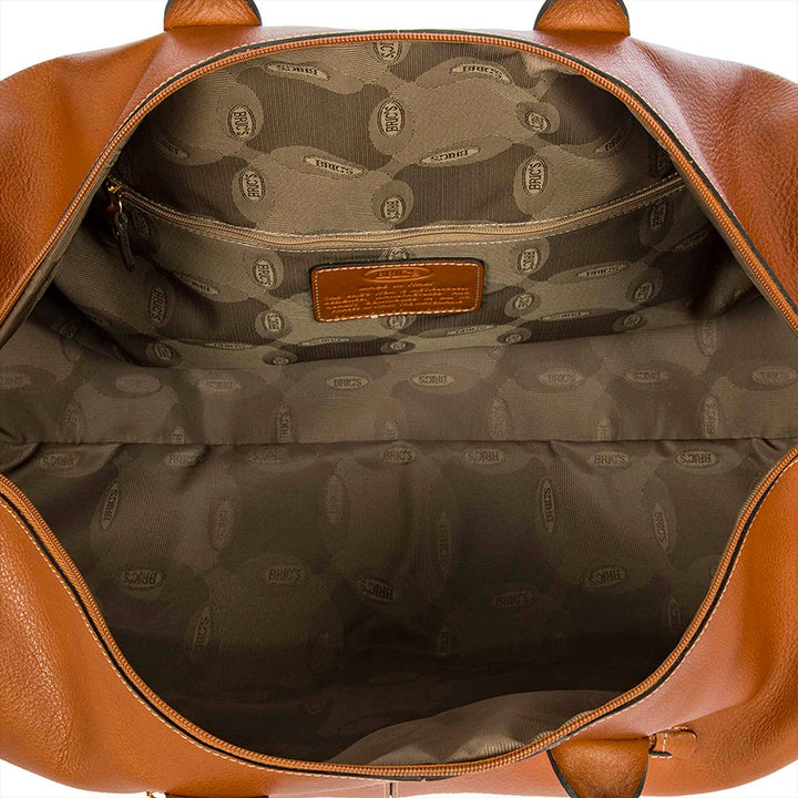 Borsa da viaggio Bric's HoolDall Line Cognac Leather BPL20202.098