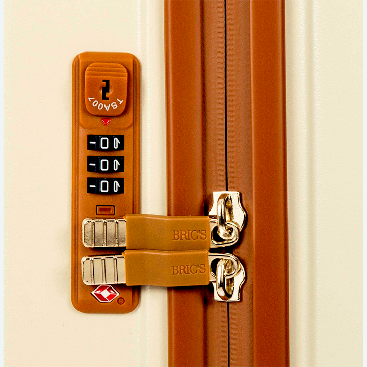 Brics Cabin Trolley Bellagio Trunk Collection Bagaglio a mano Crema