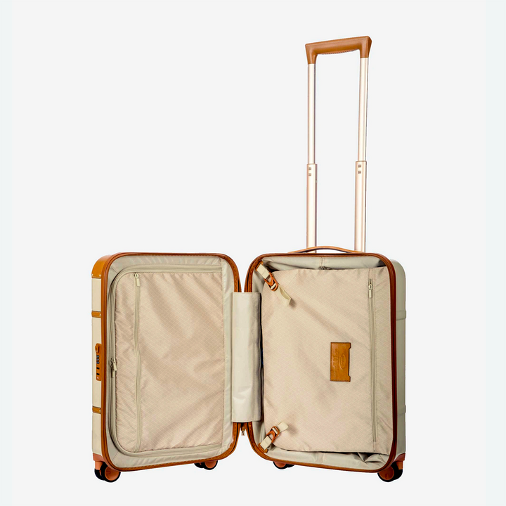 Brics Cabin Trolley Bellagio Trunk Collection Bagaglio a mano Crema
