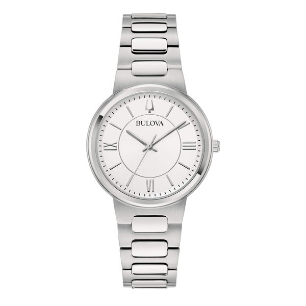 Bulova Orologio Classic Elegant Quadrante Bianco 32mm