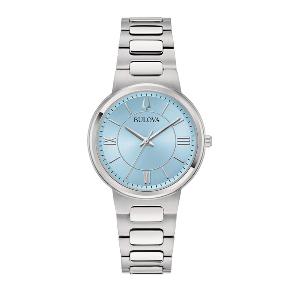 Bulova Orologio Classic Elegant Woman Ice Blue Dial 32 mm 96L336