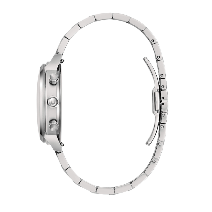 Orologio Bulova Chrono Alta Precisione 262Khz Quadrante Nero 98B458