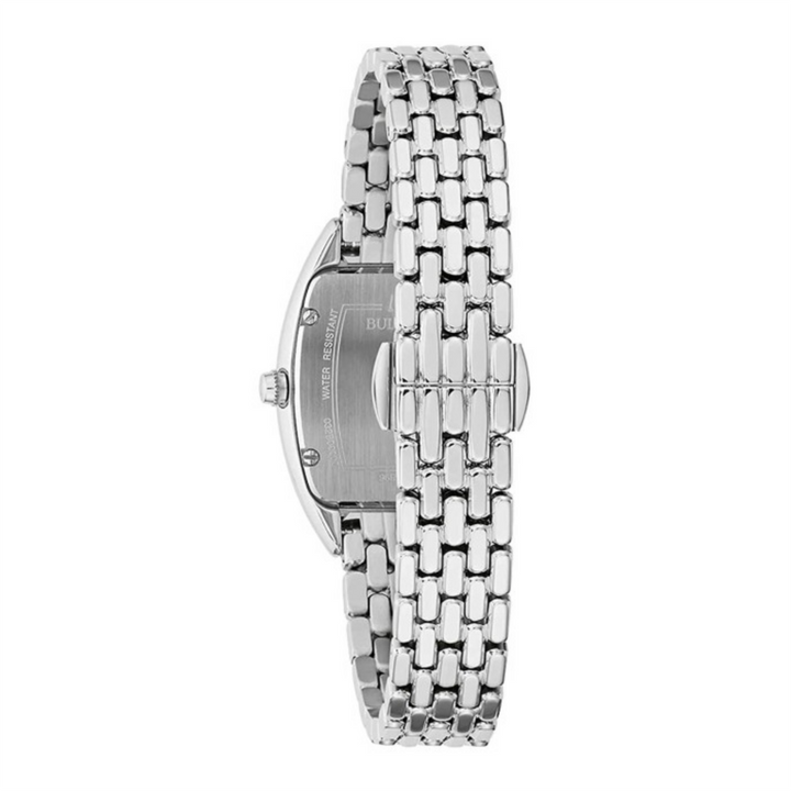 Bulova Orologio Classic Lady Diamonds Quartz Quadrante Bianco 34mm