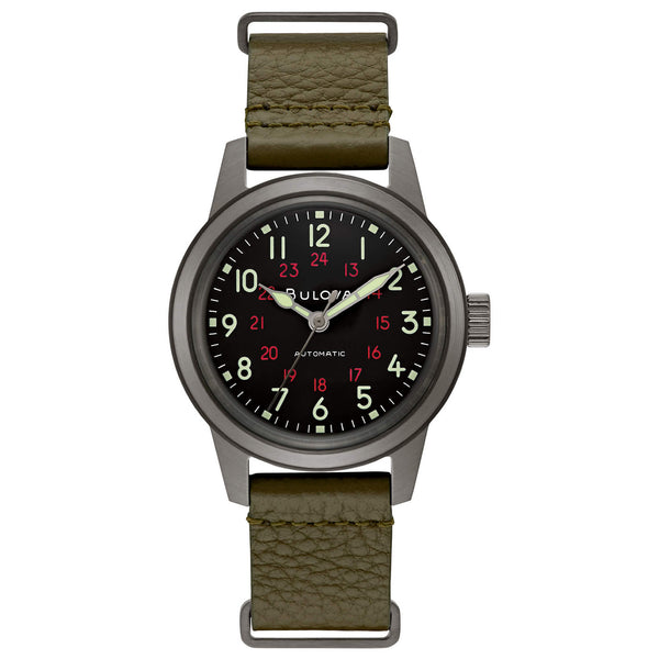 Bulova Orologio Collection Military Hack Watch Automatic 38mm