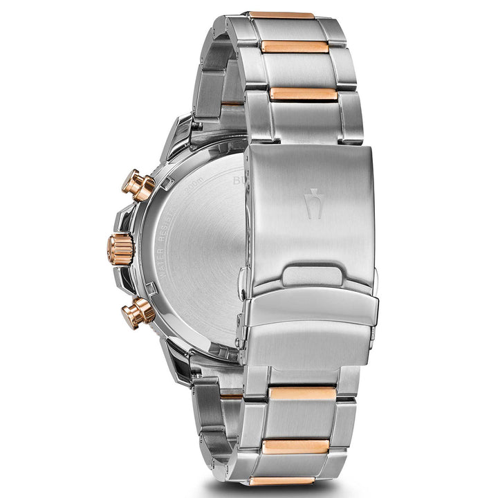 Bulova Orologio Collection Marine Star Crono Finiture Oro Rosa Quadrante Blu