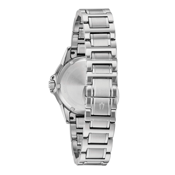 Bulova Orologio Marine Star Lady Quartz White Dial 5 Diamonds 96P201