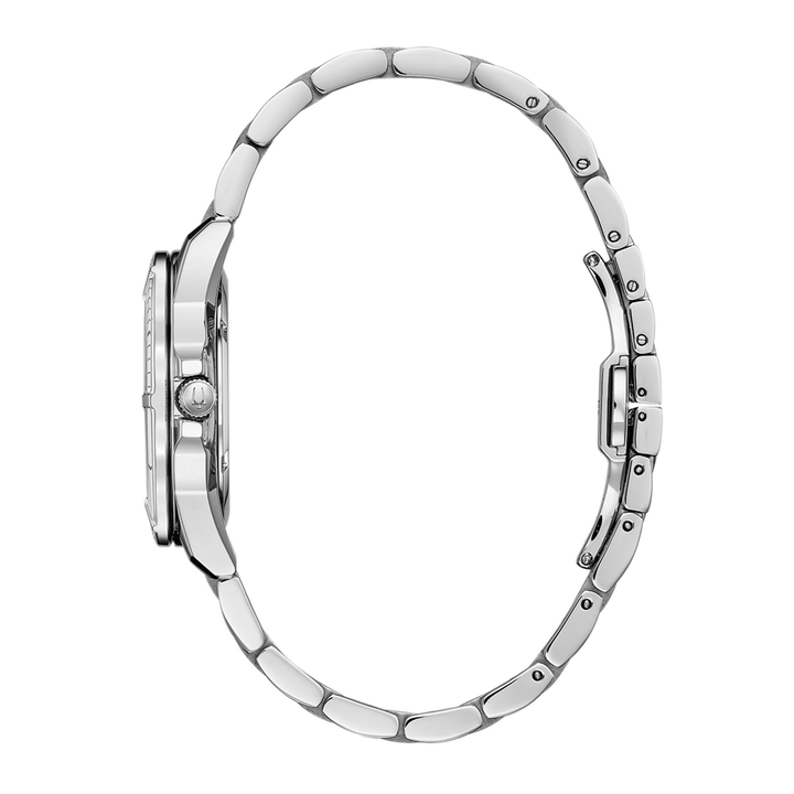 Bulova Orologio Marine Star Lady Quartz White Dial 5 Diamonds 96P201