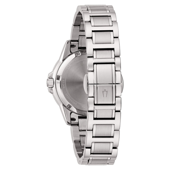 Bulova orologio Marine Star Lady Quartz Blu 5 diamanti 34mm 96P237