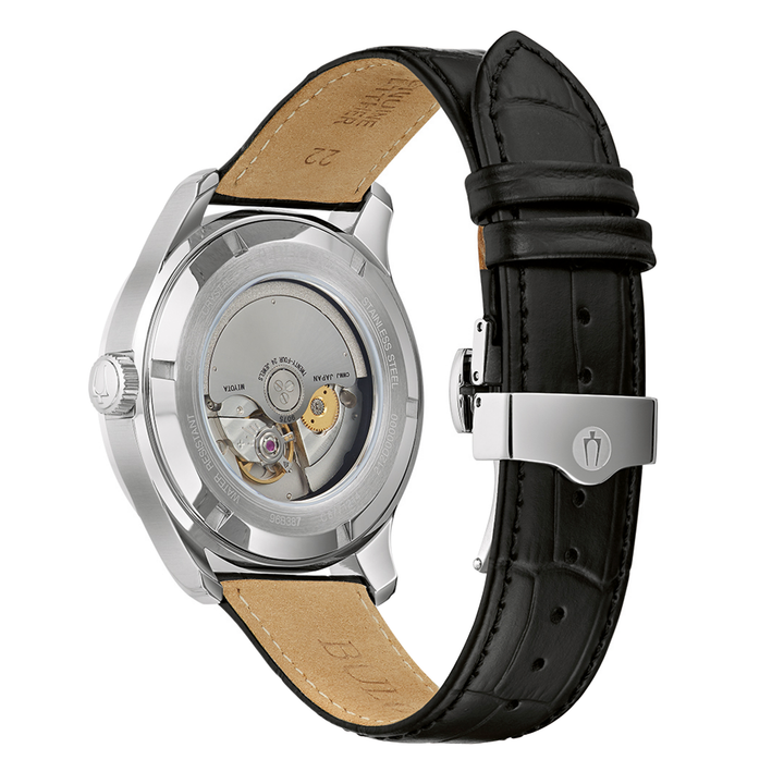 Bulova Orologio Wilton GMT Automatico Quadrante Nero 43mm