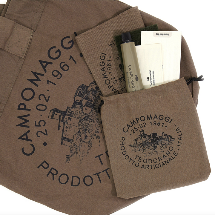 Campomaggi Agnese Borsa Afrodite in pelle borgogna rivetti C016500ND