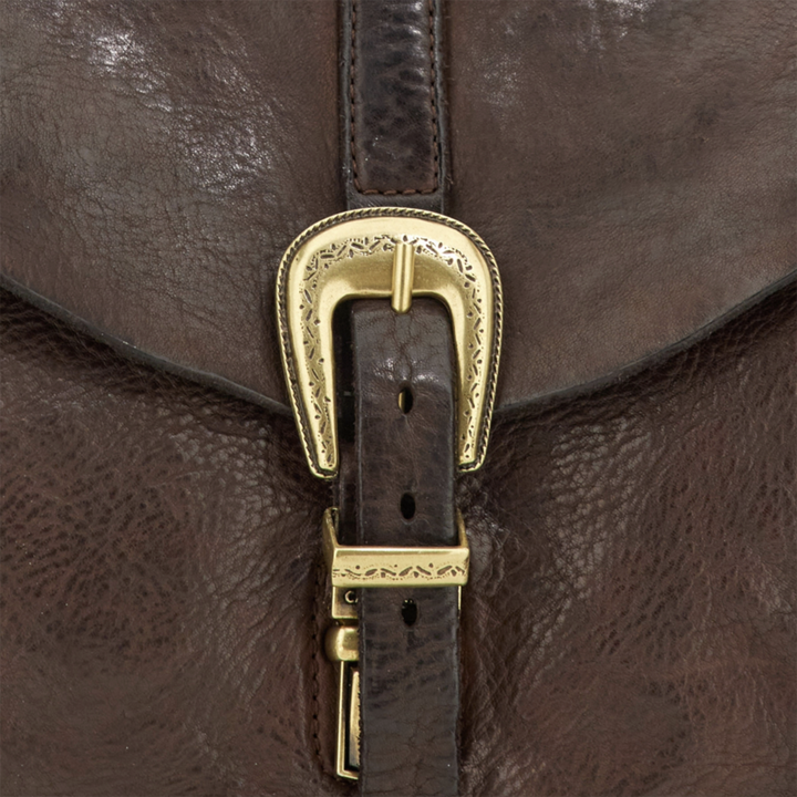 Campomaggi Cefalù Borsa a tracolla Porzia pelle marrone C042670ND
