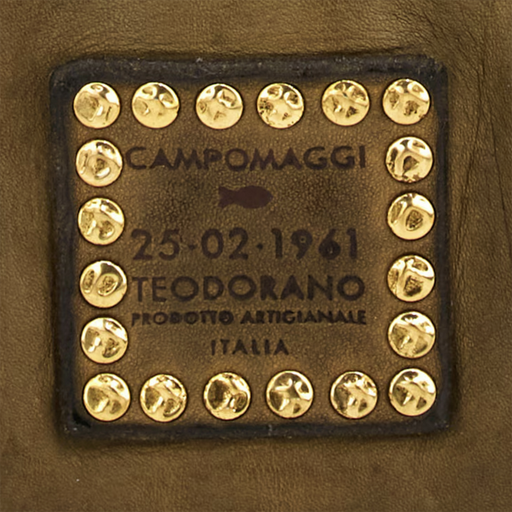 Campomaggi Cefalù Borsa tracolla Porzia pelle verde militare C042610ND