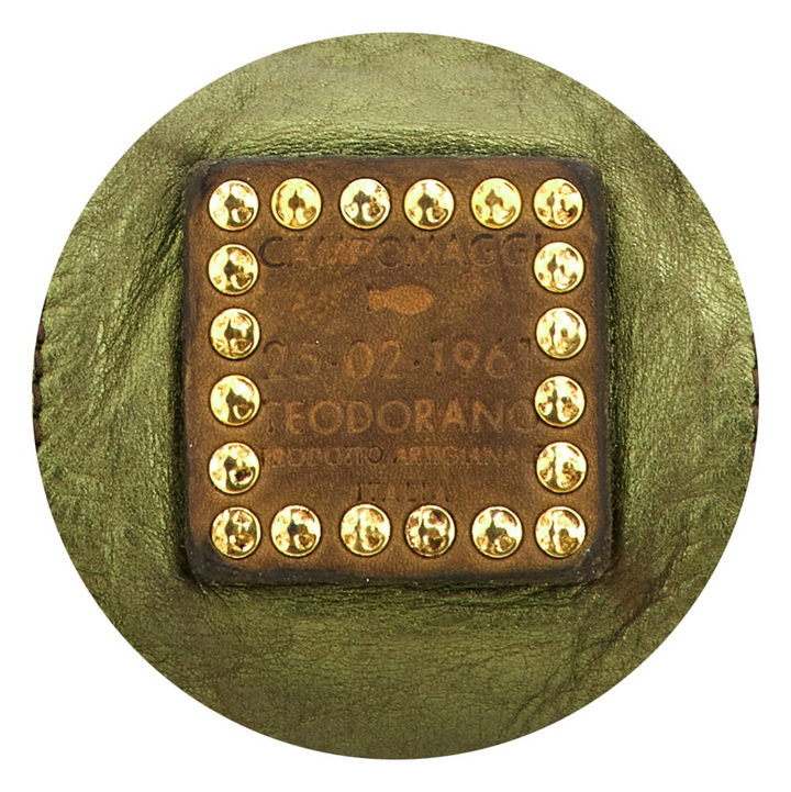 Campomaggi Borsa tracolla Licia pelle verde laminata C033060ND 