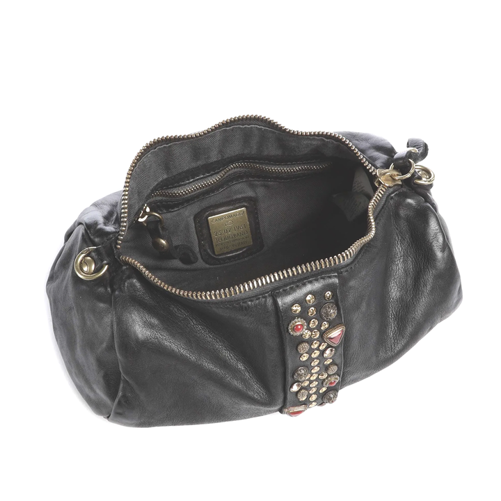 Campomaggi Licia Borsa a tracolla pelle grigia C034370ND