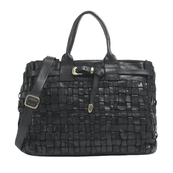 Campomaggi Penelope shopping grande pelle nera C042630ND