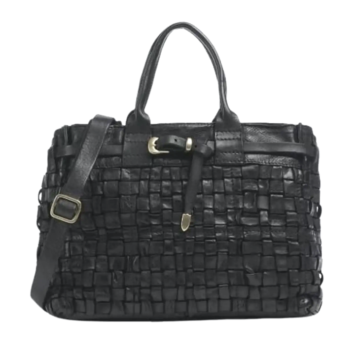 Campomaggi Penelope shopping grande pelle nera C042630ND