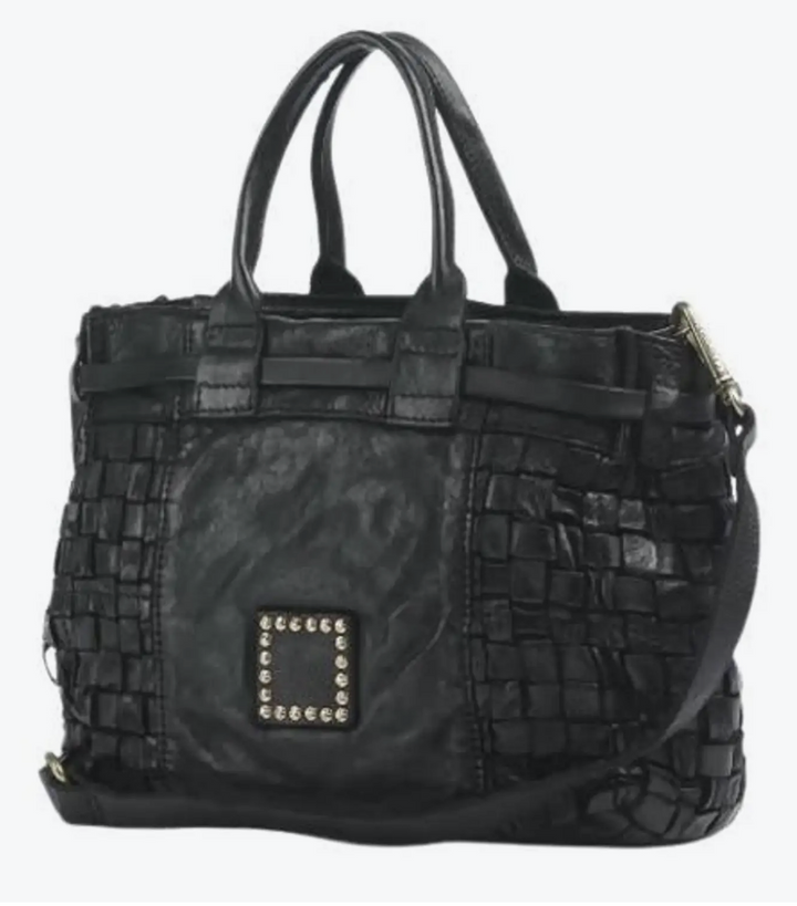Campomaggi Penelope shopping grande pelle nera C042630ND