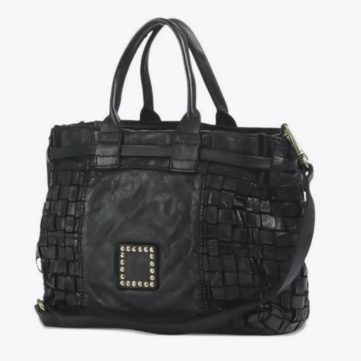 Campomaggi Penelope shopping grande pelle nera C042630ND