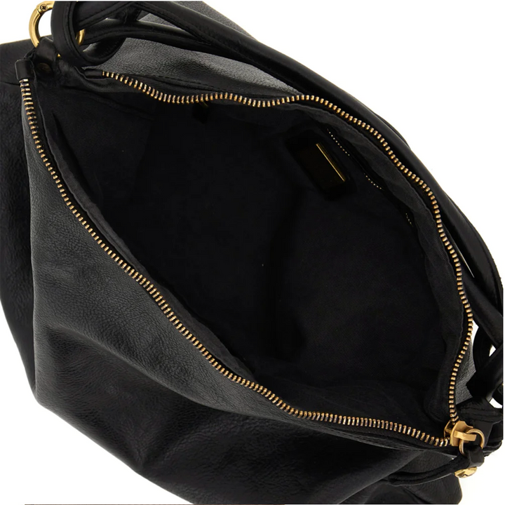 Campomaggi Agnese Borsa a Tracolla in pelle cognac e rivetti