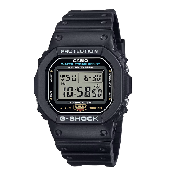 Orologio digitale Casio G-SHOCK serie 5600 nero DW-5600UE-1
