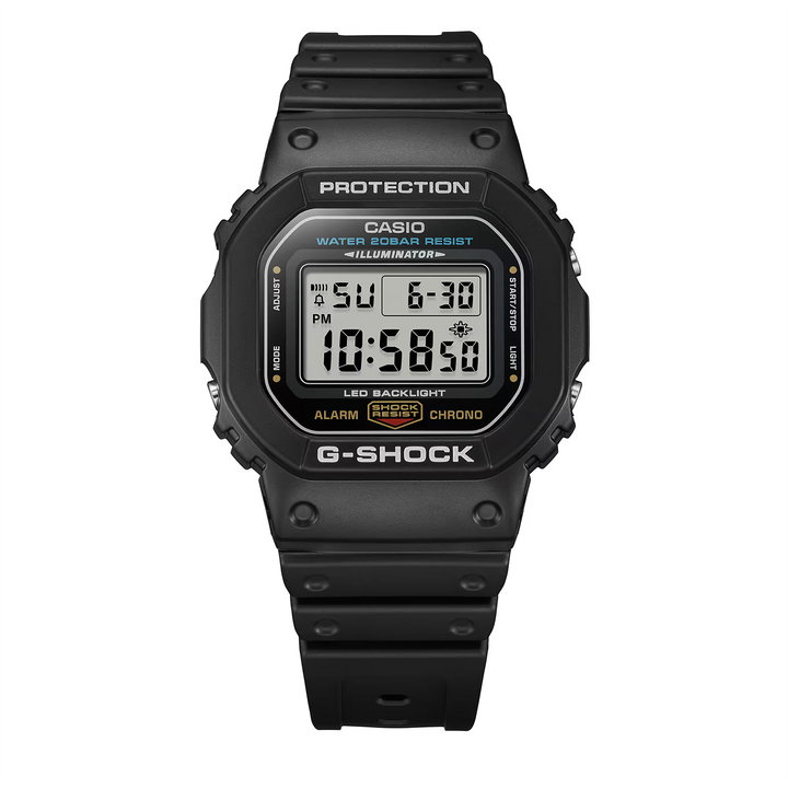 Orologio digitale Casio G-SHOCK serie 5600 nero DW-5600UE-1