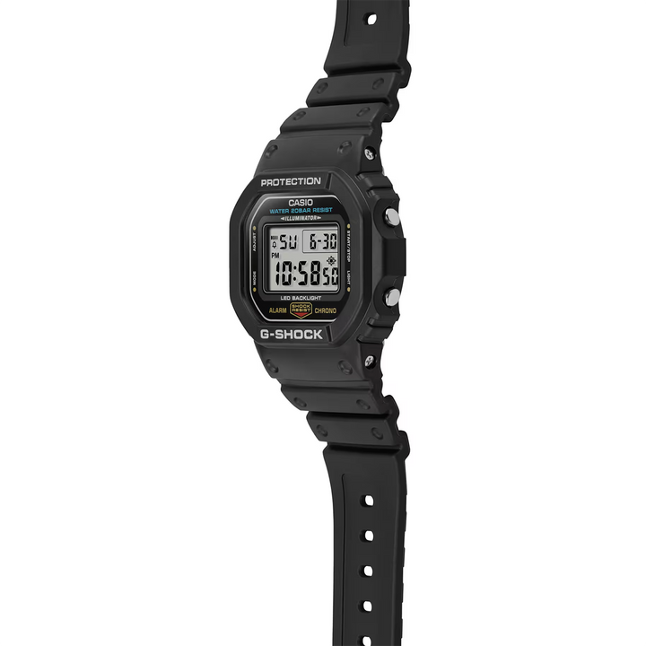 Orologio digitale Casio G-SHOCK serie 5600 nero DW-5600UE-1