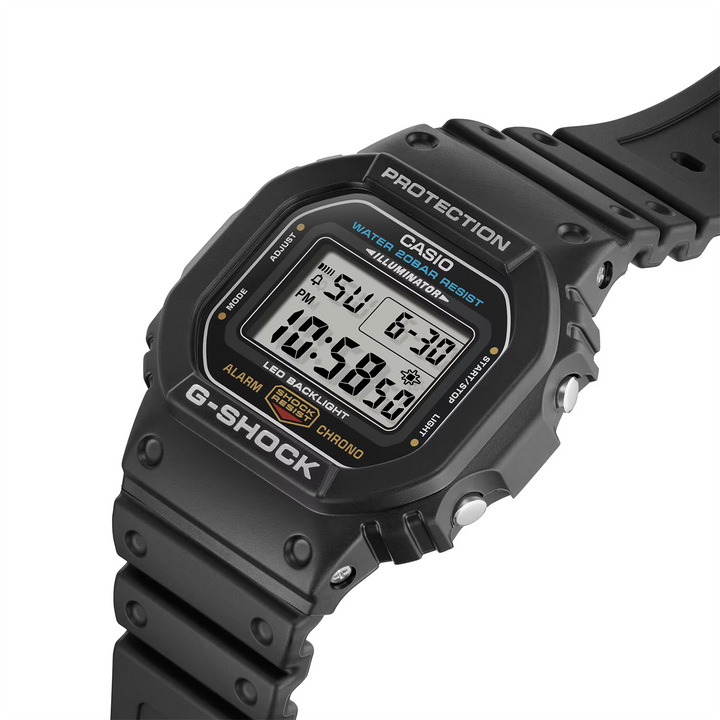 Orologio digitale Casio G-SHOCK serie 5600 nero DW-5600UE-1