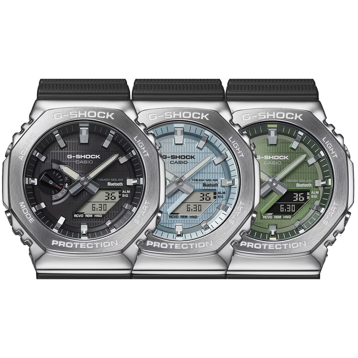 Casio G-SHOCK Orologio G-Steel Serie GBM-2100 Quadrante Nero
