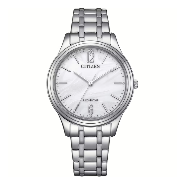 Orologio Citizen Casual Lady Of 2025 donna quadrante bianco EM0411-71A