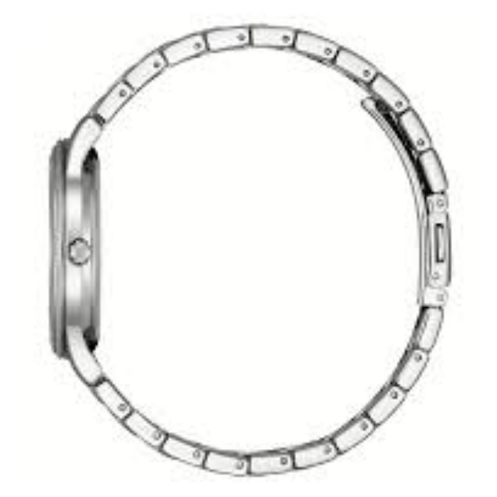 Orologio Citizen Casual Lady Of 2025 donna quadrante bianco EM0411-71A