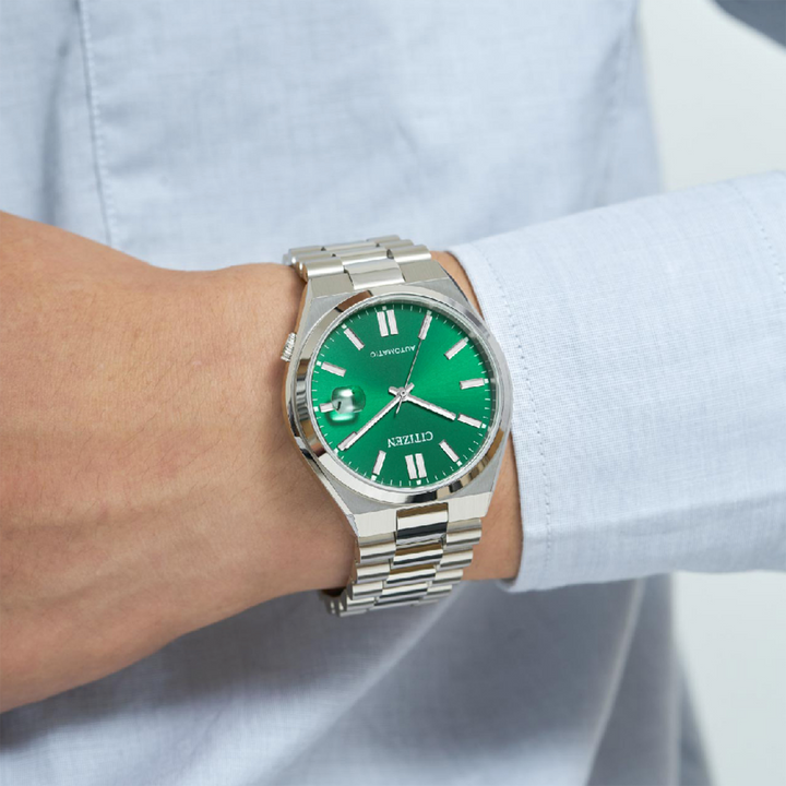 Orologio Uomo Citizen Automatico Quadrante verde 40mm NJ0150-81X