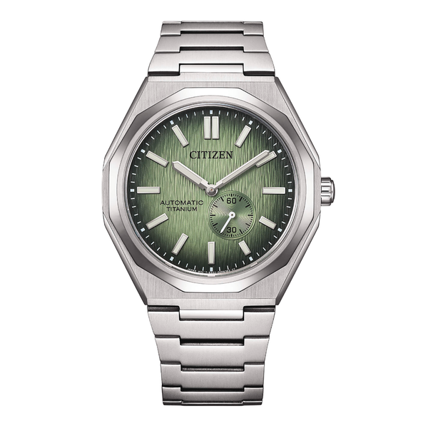Orologio Automatico Citizen New Zenshin Super Titanio Verde NK5020-58X