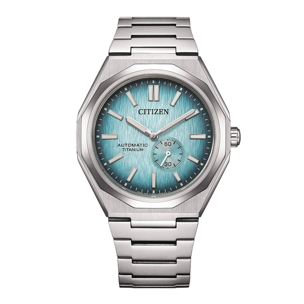 Orologio Automatico Citizen New Zenshin Titanio Turchese NK5020-58L